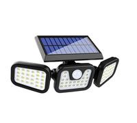 GEN:ZAI Sensor Solar Security Outdoor Wall PIR Motion Garden Lamp LED Light Street Power Lights Flood Powered UK Brand