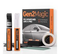 Gen2Magic Solid Black Touch Up Paint Pen Kit for Telsa Y 3 S X [Clear Coat Included], PBSB Color Match for Scratches, Rock Chips, Bumper Dings, Easy Scratch Repair & Rust Remover for Tesla Owners