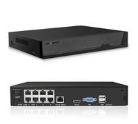 GENBOLT 4K PoE NVR, 10 Channel CCTV Camera System Network Video Recorder, Supports 8MP/ 5MP/4MP/1080P HD PoE IP Camera, 24/7 Surveillance Recording