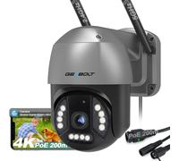 GENBOLT 4K PoE WiFi Security Camera Outdoor, 8MP CCTV Camera