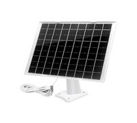 GENBOLT Solar Panel Waterproof, Works with Surveillance Cameras on Rechargeable Battery, 7W/5V with 2M USB Cable, Supports Continuous Power for The Camera