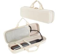 GENCAM Carrying Case for Dyson Airstrait, Airstrait HT01 Case Compatible with Dyson, Portable Travel Bag for Straightener HT01(Beige)