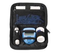GENCAM Diabetic Organizer - Portable Diabetes Testing Kit Case, Travel Blood Glucose Meter Glucometer Storage Bag