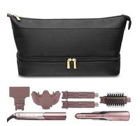 GENCAM Flexfusion Carrying Case for Shark, Travel Case for Shark FlexFusion Hair Straightener, HD641S/HD642S Accessories Organizer (Black)