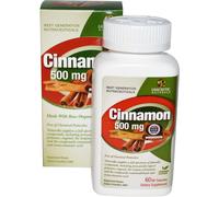 Genceutic Naturals, Cinnamon, 500 mg, 60 NP Capsules