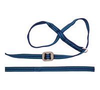 Gencon - All-in-One Anti Pull Dog Lead and Headcollar - Figure of 8 Dog Lead with Soft Loop Handle, Gentle Control - Left Hand - Washable - UK Made - Navy/Jade