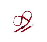 Gencon All-in-One Clip to Dog Collar Left Fit Headcollat for Dogs - Red