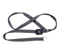 Gencon - Small Size Anti Pull Dog Headcollar - Soft & Gentle Control - Practical Dog Training & Behaviour Aid - Left Hand - UK Made - Doesn't Include Lead - Black/Silver