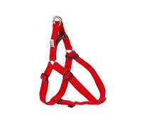 Gencon - Walk-Through Extra Large Dog Harness - Soft, Gentle & Secure - Adjustable Fit, Single Lead Attachment Practical Dog Training & Behaviour Aid - UK Made - Red