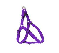 Gencon - Walk-Through Large Dog Harness - Soft, Gentle & Secure - Adjustable Fit, Single Lead Attachment Practical Dog Training & Behaviour Aid - Made in Britain - Purple