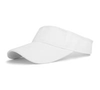Gendeda Kids Sun Visor Hat for 4-10Y Boys Girls Summer Sport Beach Cap Adjustable Golf Tennis Sun Visor Cap White