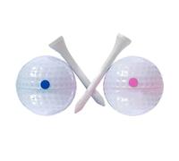 Gender Display Golf Ball - Gender Reveal Exploding Golf Balls, Birth Announcement Golfs Game Set with Pink, Blue Ball and Tee, Fun Party Activity, Best Gift for Expecting Parents |