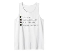 Gender Equality Freedom Tadpole Toad Frog Tank Top