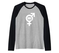 Gender Equality Symbol Raglan Baseball Tee