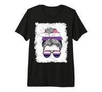 Gender Fluid Flag Lady Premium T-Shirt