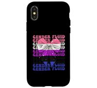 Gender Fluid Gender Queer Pride Flag LGBTQ Girl Coquette Case for iPhone X/XS
