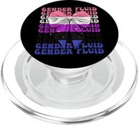 Gender Fluid Gender Queer Pride Flag LGBTQ Girl Coquette PopSockets PopGrip for MagSafe