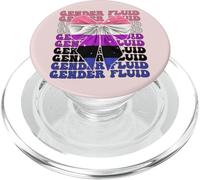 Gender Fluid Gender Queer Pride Flag LGBTQ Girl Coquette PopSockets PopGrip for MagSafe
