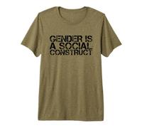Gender is A Social Construct LGBTQ Gay Lesbian Equality Premium T-Shirt