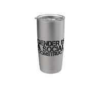 Gender is A Social Construct LGBTQ Gay Lesbian Equality Stainless Steel Insulated Tumbler