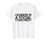 Gender is A Social Construct LGBTQ Gay Lesbian Equality Value Graphic T-Shirt