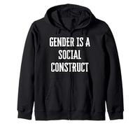 Gender Is A Social Construct Zip Hoodie