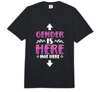 Gender is Here Not Here Non-Binary Comfort Colors Adult Heavyweight T-Shirt