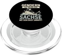 Gender is when the Saxon overturns by boat shirt PopSockets PopGrip for MagSafe