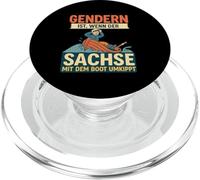 Gender is when the Saxon overturns by boat shirt PopSockets PopGrip for MagSafe