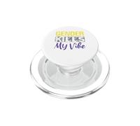 Gender Kills My Vibe Funny Genderfluid Gift Non Binary PopSockets PopGrip for MagSafe