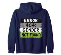 Gender Not Found Agender Zip Hoodie