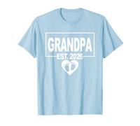 Gender Reveal 2026 - Boy - First Time Grandpa to Be T-Shirt