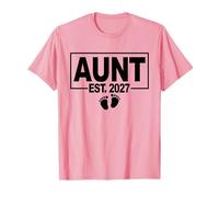 Gender Reveal 2027 - Girl - First Time Aunt to Be T-Shirt