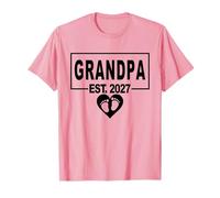 Gender Reveal 2027 - Girl - First Time Grandpa to Be T-Shirt