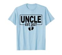 Gender Reveal 2027 Uncle to Be - Boy - First Time Uncle T-Shirt