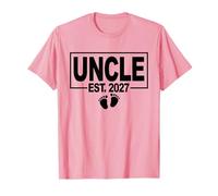 Gender Reveal 2027 Uncle to Be - Girl - First Time Uncle T-Shirt