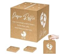 Gender Reveal Big Box, Baby Shower Decorations, Adorable Holiday Party Games, Voting Game Box for Pregnancy Announcement, Event Family Gathering Celebration, 7.09x7.09 inches