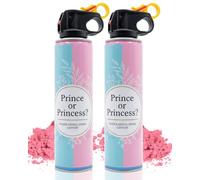 Gender Reveal Confetti Smoke Cannon, Big Size Biodegradable Fire Extinguisher Cannon Party Poppers for Gender Reveal Party and Baby Shower (Pink)