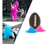 Gender Reveal Football Kit with Football, Powder and Blue Powder for Baby Gender Reveal Party, Vibrant Color Cloud, Environmentally Friendly, Easy Setup, Yet Easy to Break