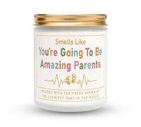 Gender Reveal Gifts, Beautiful Mummy to Be Lavender Scented Candle, Funny Lavender Scented Candles, Handmade Lavenders Natural Soy Wax New Mom Candle, Pregnancy Gifts for Mum Expecting (7oz)