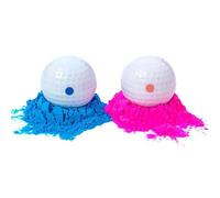 Gender Reveal Golf Balls Expecting Parents Themed Exploding With Powder Decorations Ideas Great Lovers Safe Environmentally Friendly Durable Plastic Shell Fun Party Atmosphere Celebration Activities