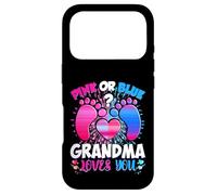 Gender Reveal Grandma Team Pink Or Blue What Do You Think Case for iPhone 17 Pro