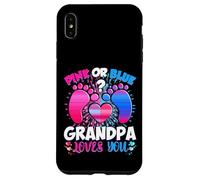 Gender Reveal Grandpa Team Pink Or Blue What Do You Think Case for iPhone XS Max
