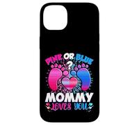 Gender Reveal Mommy Team Pink Or Blue What Do You Think Case for iPhone 14 Plus