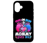 Gender Reveal Mommy Team Pink Or Blue What Do You Think Case for iPhone 16