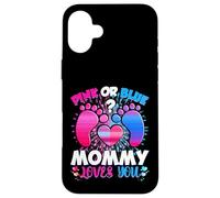 Gender Reveal Mommy Team Pink Or Blue What Do You Think Case for iPhone 16 Plus