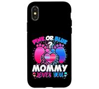 Gender Reveal Mommy Team Pink Or Blue What Do You Think Case for iPhone X/XS