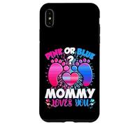 Gender Reveal Mommy Team Pink Or Blue What Do You Think Case for iPhone XS Max