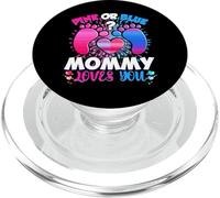 Gender Reveal Mommy Team Pink Or Blue What Do You Think PopSockets PopGrip for MagSafe