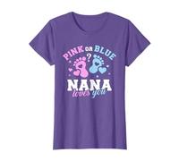 Gender reveal nana grandma T-Shirt